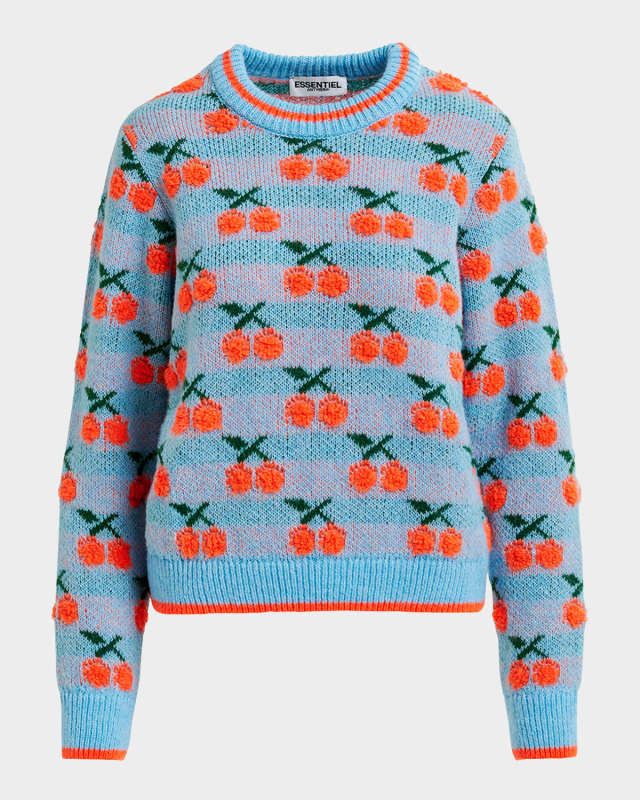 Hiroyal Cherry Knit Pullover